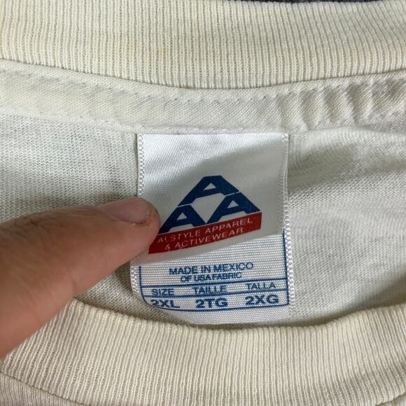 AAL Style Apparel Chevrolet T-Shirt Mens 2XL White Graphic Logo Vintage - Picture 10 of 11